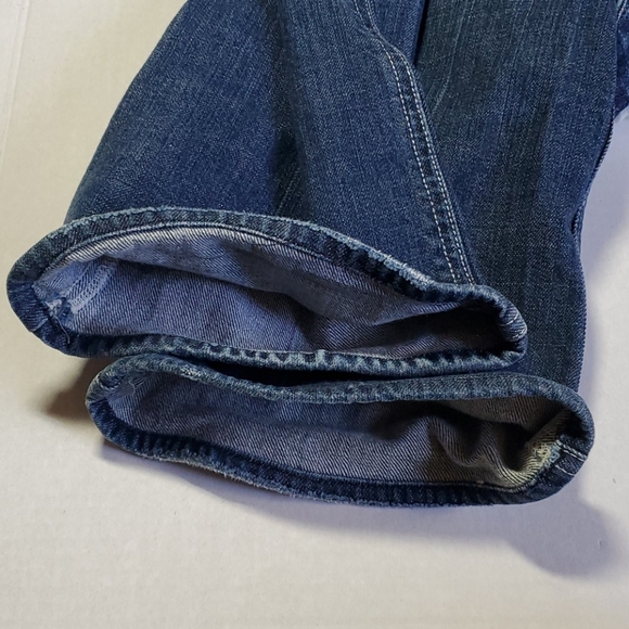 7 for All Mankind "A Pocket" Whiskers Denim Ombre Blue Jeans size 30 - Picture 8 of 8